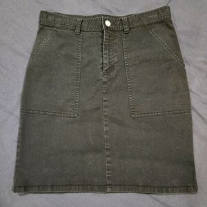 Lauren Ralph Lauren Skirt Denim Black Size 4 EUC